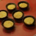 Cake in chocolate shell